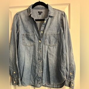 J. Crew Light Blue Denim Shirt